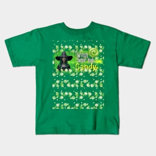 Green Witch Better than Halloween Candy 2 Kids T-Shirt